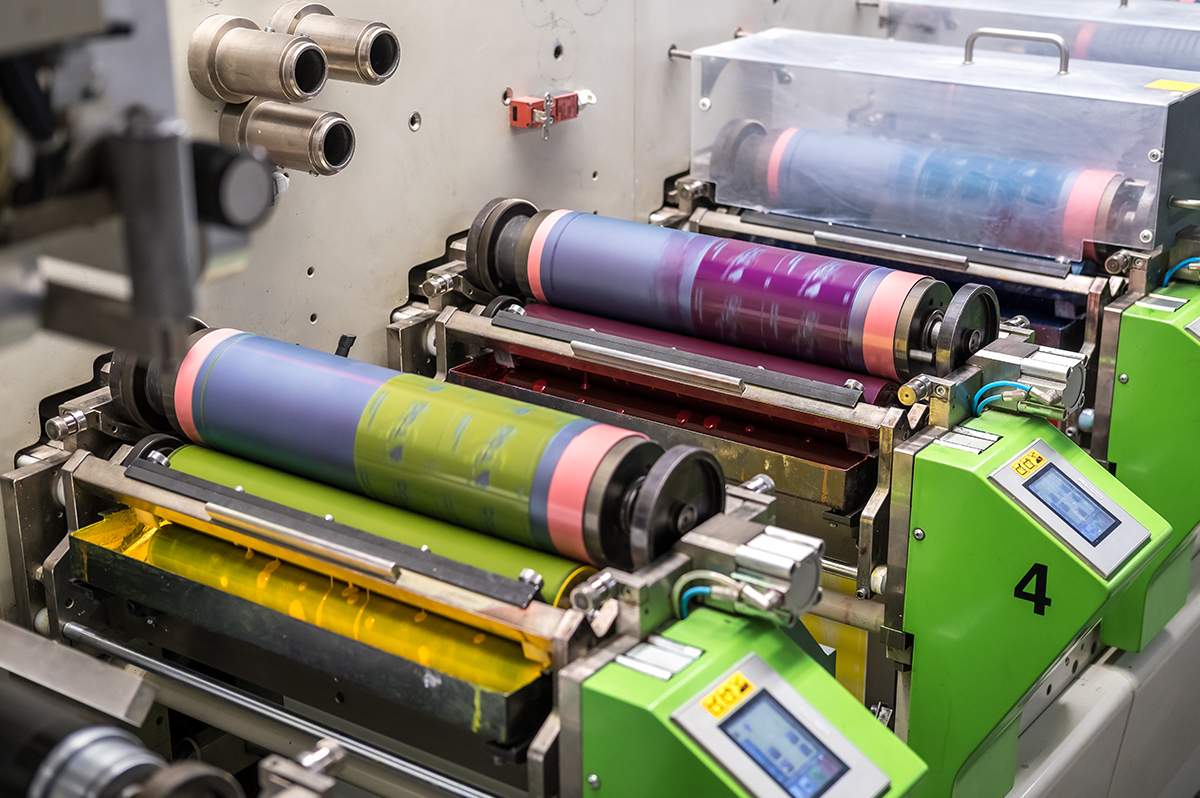Guide to flexographic printing – technology, machines and printing process